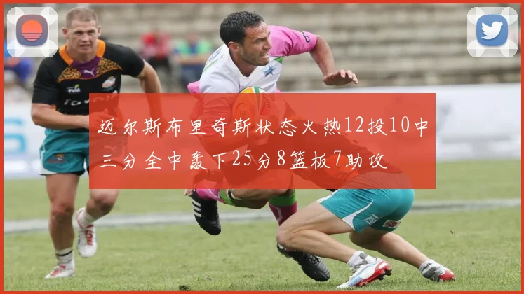 迈尔斯布里奇斯状态火热12投10中三分全中轰下25分8篮板7助攻